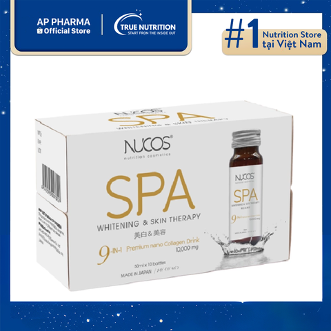  Nước Uống Collagen Nucos Spa 10.000: Tăng Cường Đàn Hồi, Chống Lão Hóa 