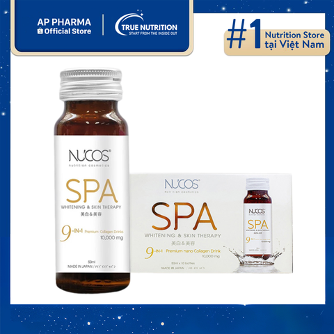  Nước Uống Collagen Nucos Spa 10.000: Tăng Cường Đàn Hồi, Chống Lão Hóa 