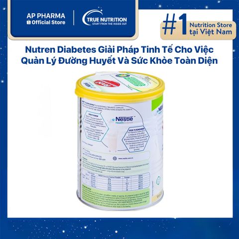 Sữa Nutren Diabetes: Giải Pháp Tinh Tế Cho Việc Quản Lý Đường Huyết Và Sức Khỏe Toàn Diện