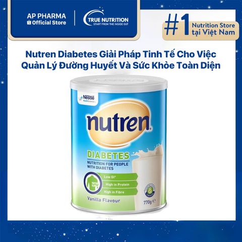Sữa Nutren Diabetes: Giải Pháp Tinh Tế Cho Việc Quản Lý Đường Huyết Và Sức Khỏe Toàn Diện