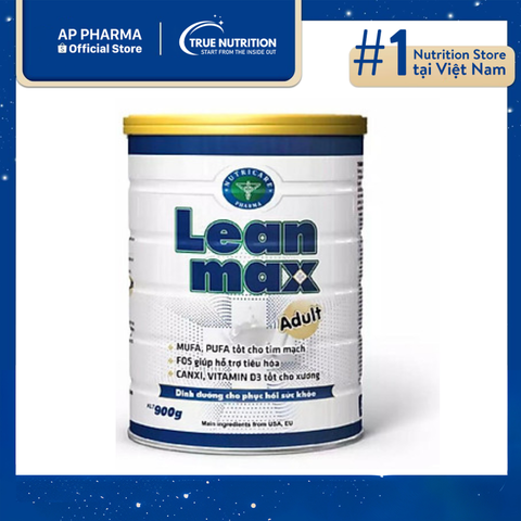  Sữa Nutricare Leanmax Adult 900g – Sữa phục hồi sức khỏe toàn diện 