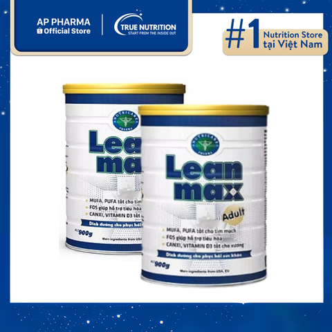  Sữa Nutricare Leanmax Adult 900g – Sữa phục hồi sức khỏe toàn diện 