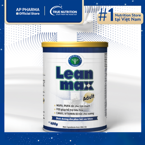  Sữa Nutricare Leanmax Adult 900g – Sữa phục hồi sức khỏe toàn diện 