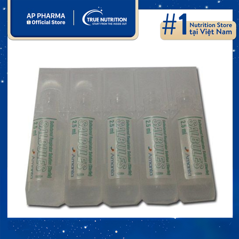  Thuốc Salbules 2.5mg/2.5ml Là Thuốc Gì? Thành Phần, Chỉ Định Sử Dụng Thuốc 