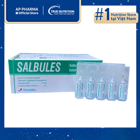  Thuốc Salbules 2.5mg/2.5ml Là Thuốc Gì? Thành Phần, Chỉ Định Sử Dụng Thuốc 