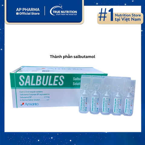  Thuốc Salbules 2.5mg/2.5ml Là Thuốc Gì? Thành Phần, Chỉ Định Sử Dụng Thuốc 