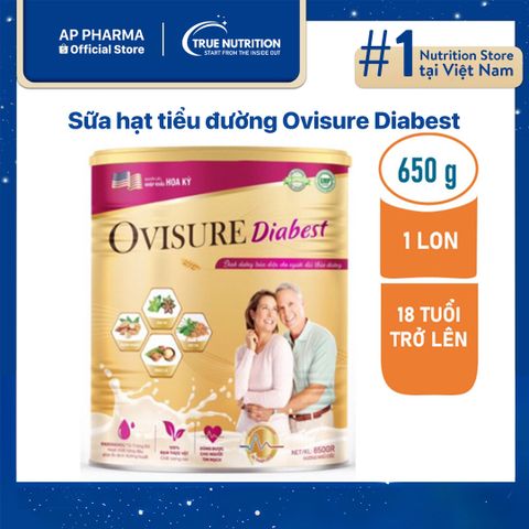 Sữa Ovisure Diabest Công Thức Mang Đến Năng Lượng Cho Người Tiểu Đường