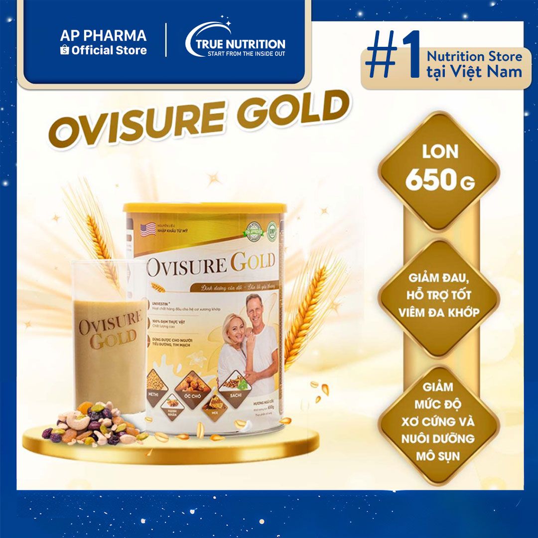 Sữa Ovisure Gold: Sản Phẩm Dinh Dưỡng Đột Phá Cho Sức Khỏe Xương Khớp Và Cơ Bắp