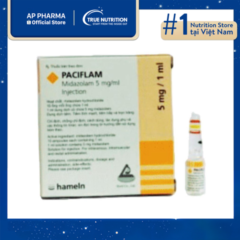  Thuốc Paciflam 5mg/ml: Là Thuốc Gì? thành phần, công dụng và cách dùng 