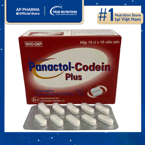  Thuốc Panactol Codein Plus:  Là Thuốc Gì? Công Dụng, Cách Dùng và Lưu Ý Sử Dụng 
