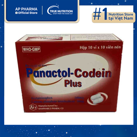  Thuốc Panactol Codein Plus:  Là Thuốc Gì? Công Dụng, Cách Dùng và Lưu Ý Sử Dụng 