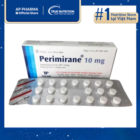  Thuốc Perimirane 10mg: Có Tác Dụng Gì? thông tin thuốc và cách dùng 