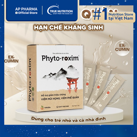  Phyto-Roxim: Hỗ Trợ Giảm Ho, Viêm Mũi, Họng Nhanh Chóng 