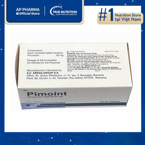  Thuốc Pimoint 20mg: Là Thuốc Gì? thành phần và lưu ý cách sử dụng 