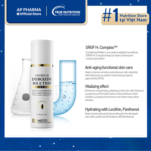  PREMIUM ENERGIZING Solution - Nước Hoa Hồng Chống Lão Hóa Sáng Da 
