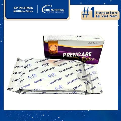  Prencare Extra: Công Thức Vitamin Tổng Hợp Dành Riêng Cho Mẹ Bầu 