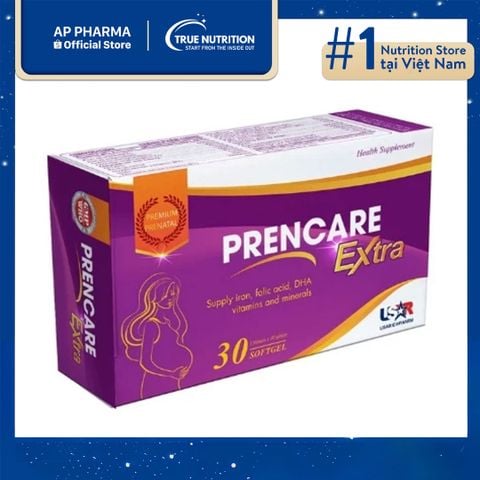  Prencare Extra: Công Thức Vitamin Tổng Hợp Dành Riêng Cho Mẹ Bầu 