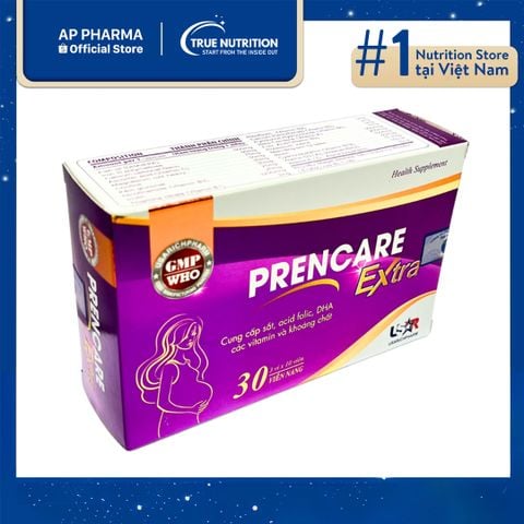  Prencare Extra: Công Thức Vitamin Tổng Hợp Dành Riêng Cho Mẹ Bầu 