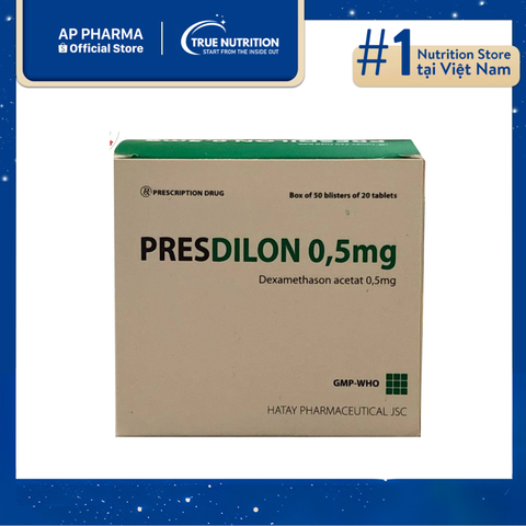  Presdilon 0.5mg Có Tác Dụng Gì? Thông Tin Thuốc Và Cách Dùng 