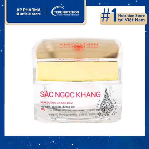  Sắc Ngọc Khang Kem Dưỡng Ban Đêm 30g - Làn Da Sáng Mịn, Khỏe Mạnh 