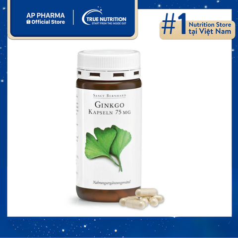  Sanct Bernhard Ginkgo Kapseln 75mg - Tăng Cường Sức Khỏe Não Bộ 