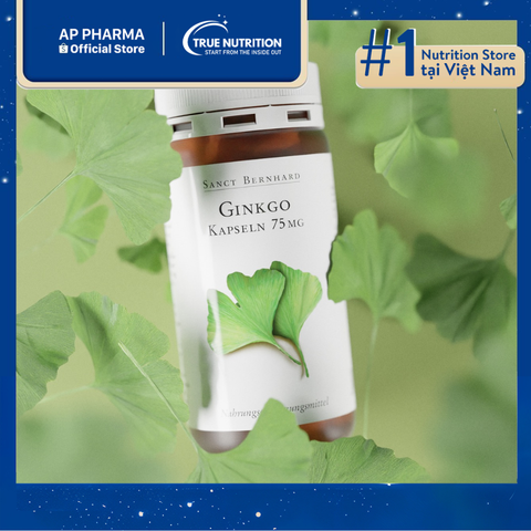  Sanct Bernhard Ginkgo Kapseln 75mg - Tăng Cường Sức Khỏe Não Bộ 
