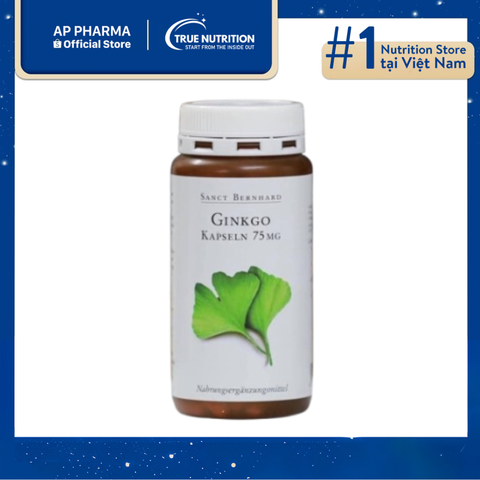  Sanct Bernhard Ginkgo Kapseln 75mg - Tăng Cường Sức Khỏe Não Bộ 