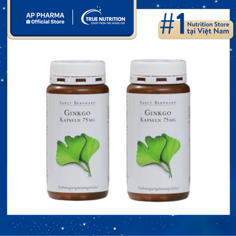  Sanct Bernhard Ginkgo Kapseln 75mg - Tăng Cường Sức Khỏe Não Bộ 