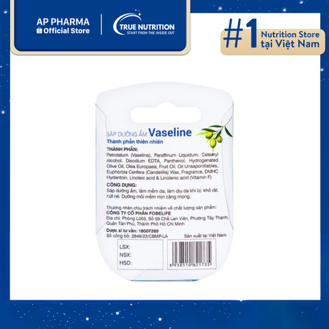  Sáp nẻ Vaseline – Giải pháp dưỡng ẩm hiệu quả cho da khô, nứt nẻ 