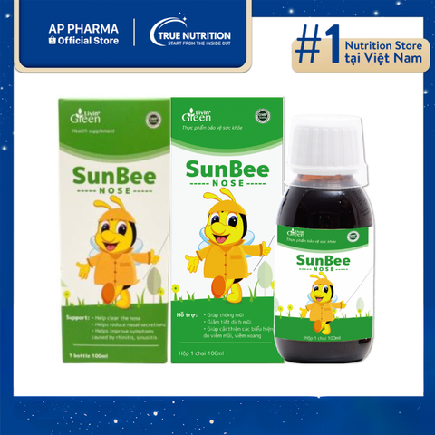  Siro SunBee Nose: Giải Pháp Hiệu Quả Cho Viêm Mũi, Xoang 
