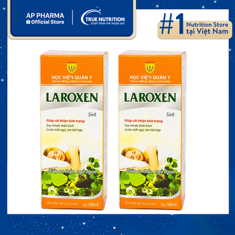  Siro Laroxen Học Viện Quân Y – Giấc ngủ an lành từ tinh hoa thảo dược Việt 