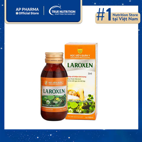  Siro Laroxen Học Viện Quân Y – Giấc ngủ an lành từ tinh hoa thảo dược Việt 