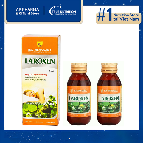  Siro Laroxen Học Viện Quân Y – Giấc ngủ an lành từ tinh hoa thảo dược Việt 