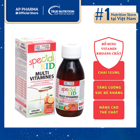  Siro Special Kid Multivitamines: Tăng cường sức khỏe trí tuệ cho trẻ 
