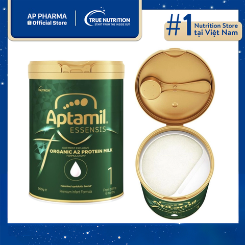  Sữa Aptamil Essensis số 1 - Sữa đạm A2 hữu cơ cho trẻ 0-6 tháng tuổi 
