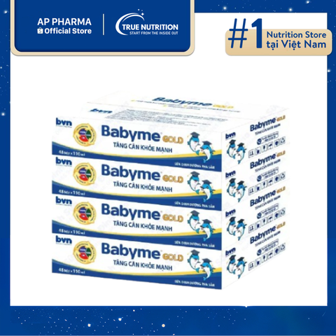  Sữa Babyme Gold: Hỗ trợ tăng chiều cao cho trẻ từ 1-10 tuổi 