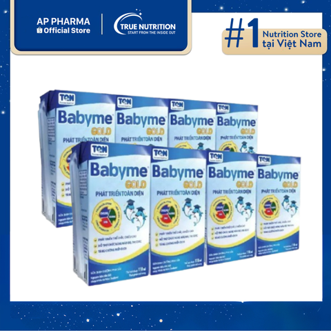  Sữa Babyme Gold: Hỗ trợ tăng chiều cao cho trẻ từ 1-10 tuổi 