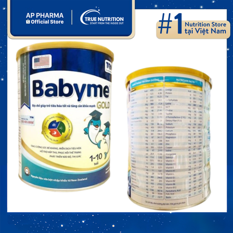  Sữa Babyme Gold – Giải pháp dinh dưỡng cho trẻ biếng ăn 