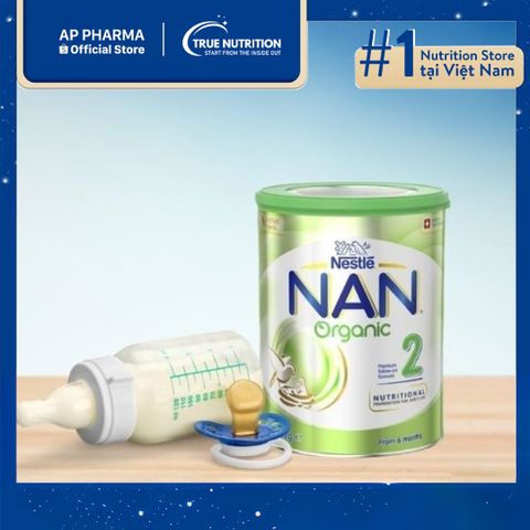  Sữa Bột Nestlé NAN Organic 2: Giải Pháp Dinh Dưỡng Cao Cấp Cho Bé Từ 6 - 12 Tháng 