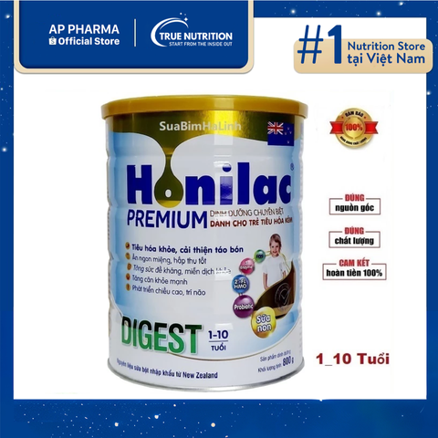  Sữa Honilac Premium Digest: Giải Pháp Hoàn Hảo Cho Trẻ Tiêu Hóa Kém 