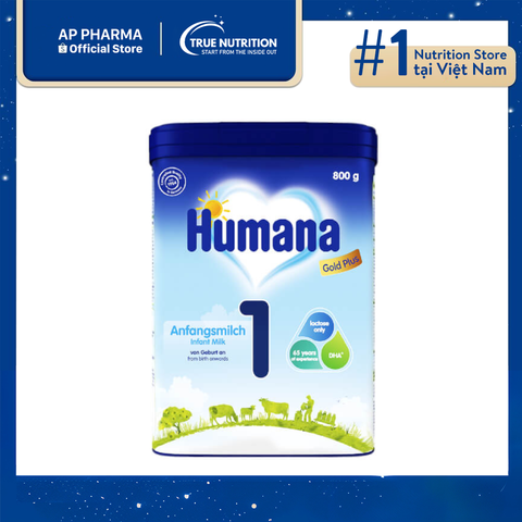  Sữa Humana Gold Plus 1: Bí Quyết Vàng Giúp Bé Khởi Đầu Khỏe Mạnh 