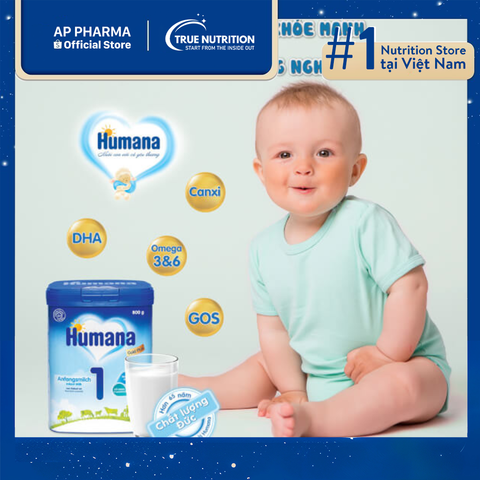  Sữa Humana Gold Plus 1: Bí Quyết Vàng Giúp Bé Khởi Đầu Khỏe Mạnh 