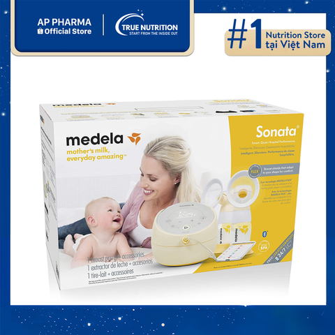  Máy Hút Sữa Medela Sonata Flex: Công Nghệ Hiện Đại, Hỗ Trợ Nuôi Con Bằng Sữa Mẹ 