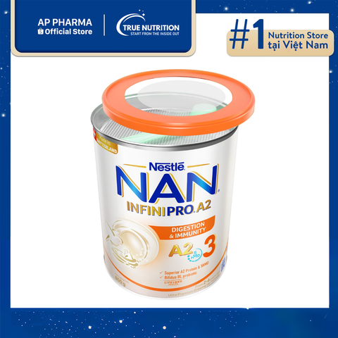  Sữa Nan InfiniPro A2 số 3 Thụy Sĩ 800g cho Bé 2-6 Tuổi có tốt không? 