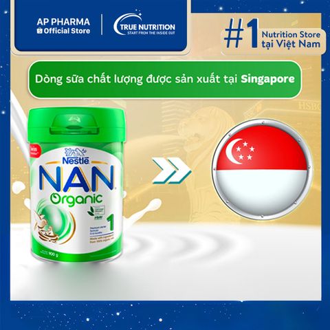  Sữa Bột Nestlé NAN Organic 1: Dinh Dưỡng Hữu Cơ Đặc Biệt Dành Cho Trẻ Sơ Sinh 