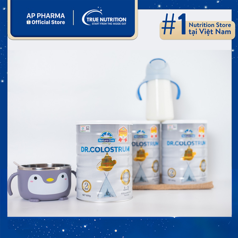  Sữa Nature One Dr. Colostrum Số 2: Hỗ Trợ Phát Triển Toàn Diện Cho Bé 