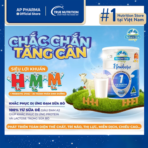  Sữa Nature One Goat 1: Giải Pháp Tối Ưu Cho Sự Phát Triển Của Bé Từ 0-6 Tháng 