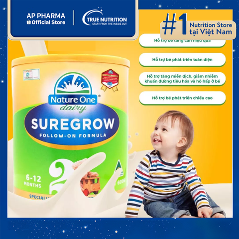  Sữa Nature One SureGrow Số 2: Dinh Dưỡng Vượt Trội Cho Bé Yêu 