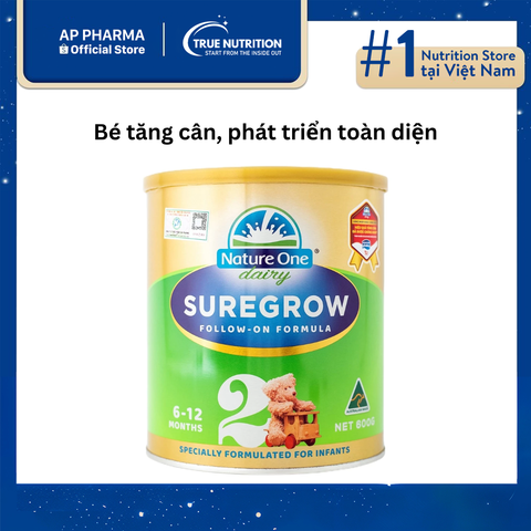  Sữa Nature One SureGrow Số 2: Dinh Dưỡng Vượt Trội Cho Bé Yêu 