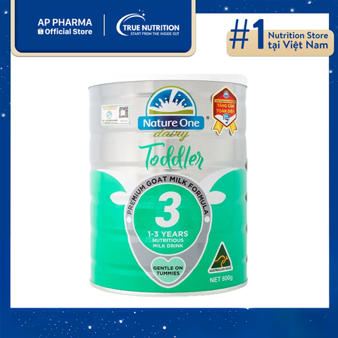  Sữa Dê Nature One Số 3: Giải Pháp Dinh Dưỡng Hoàn Hảo Cho Trẻ 1-3 Tuổi 
